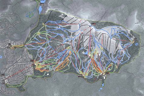 California Ski Maps | Mammoth Mountain Ski Resort Trail Map