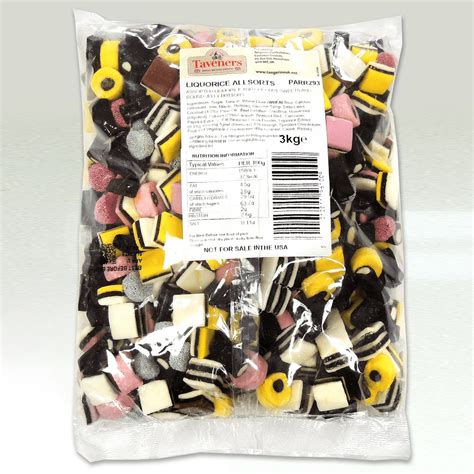 BARRATT / TAVENERS LIQUORICE ALLSORTS 3KG