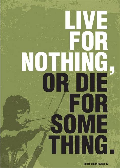 RAMBO Poster Movie Print Typography Art Poster in Army green Live for ...