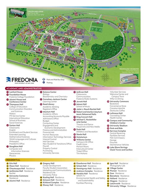 Campus Map | Fredonia.edu