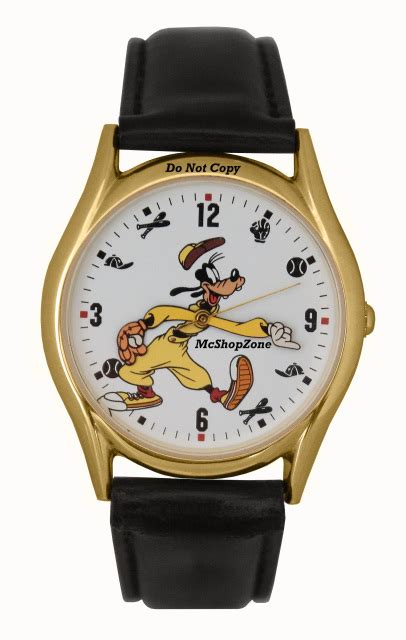 NEW Disney GOOFY Baseball Backwards Watch