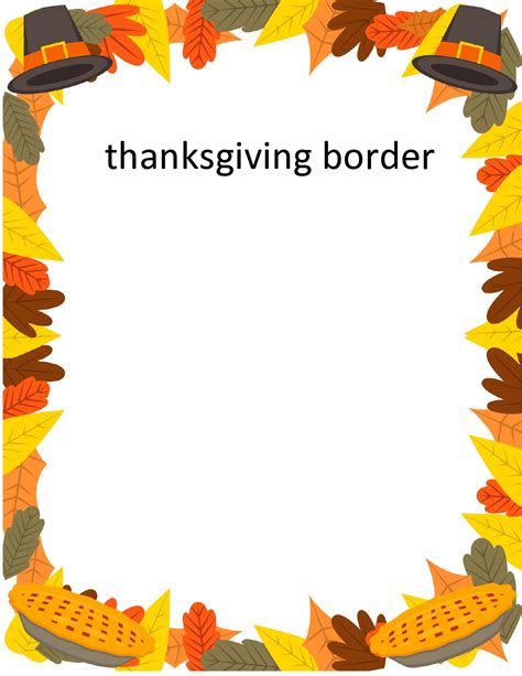 40 Beautiful Thanksgiving Borders (Free Templates)