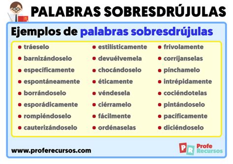 Ejemplos de palabras Sobreesdrújulas