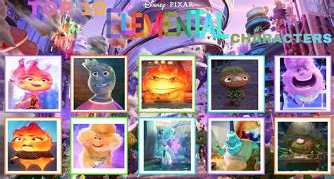 My Top 10 Disney,Pixar Elemental Characters. by TrentPage on DeviantArt