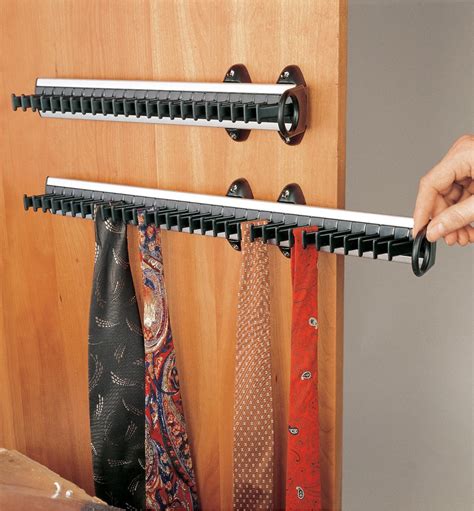 Sliding Tie Racks | Closet remodel, Closet renovation, Tie organization