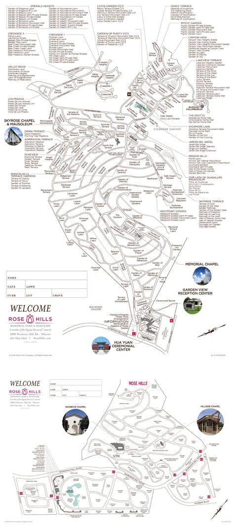 Rose Hills Whittier Map - Map Of Farmland Cave