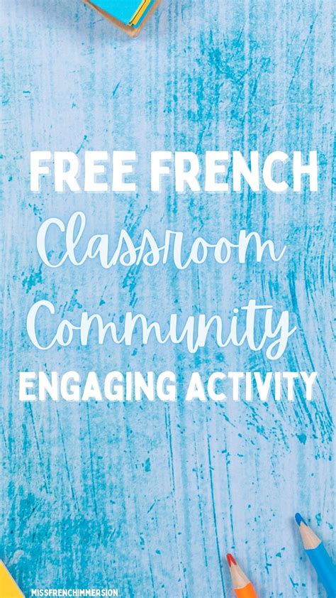 Building a Strong French Classroom Community with this Engaging Activity