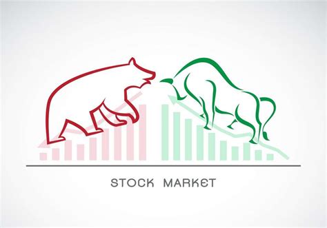 Bullish And Bearish Symbols On Stock Market Vector The, 54% OFF