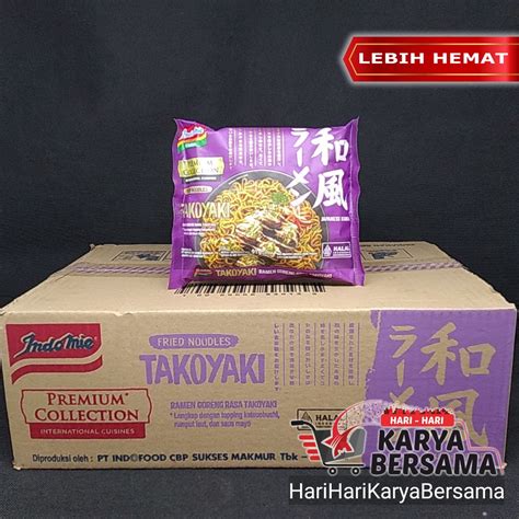 Jual INDOMIE MI INSTAN JAPANESE RAMEN TAKOYAKI 20'S X 91GR - PERKARTON | Shopee Indonesia