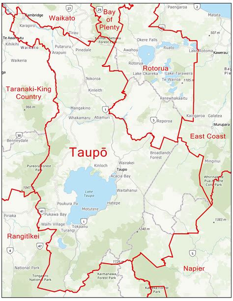 Taupō - Electorate Profile - New Zealand Parliament