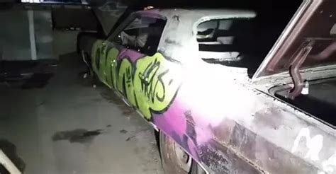 Creepy Car Graveyard Found Inside An Abandoned Factory