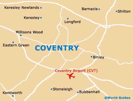 Coventry Maps and Orientation: Coventry, West Midlands, England