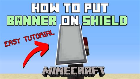 How to remove banner from shield minecraft