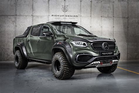 Mercedes X-Class Gets Pickup Design Body Kit and Carlex Luxury Interior ...