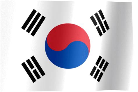 South Korea Flag GIF | All Waving Flags