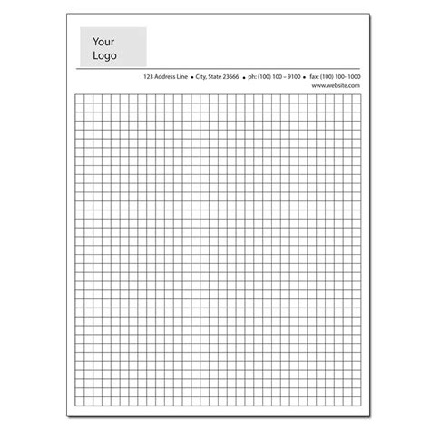 Graph Paper Pad: 17 x 11 - Standard | DesignsnPrint