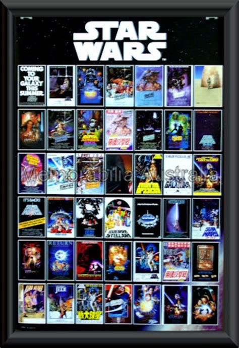 Star Wars Collage Poster Framed :: Star Wars :: Movie Memorabilia ...