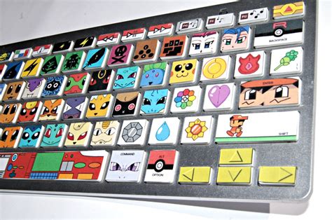 Pokemon keyboard decal for Apple Macs