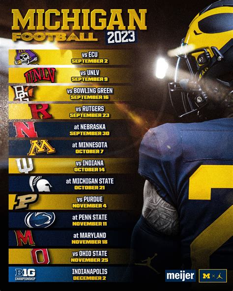 Michigan Football Schedule 2024 And 2024 Season - Mab Horatia