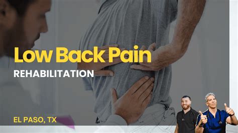 A Guide to Treating Low Back Pain with Effective Solutions - El Paso ...