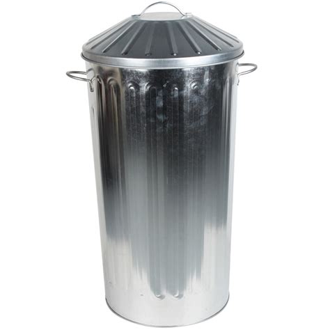 Metal 50 Litre Home Kitchen Colour Recycle Dustbin Rubbish Waste Bin ...