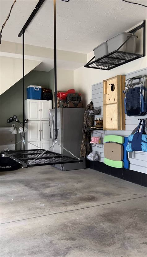 Why you need a garage ceiling storage lift - My Homier Home