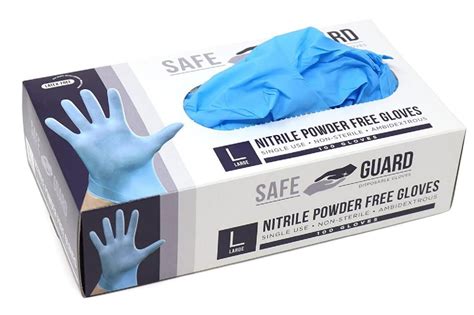 1000 Bulk Nitrile Powder Free Exam Gloves Single Use Medical Graded ...