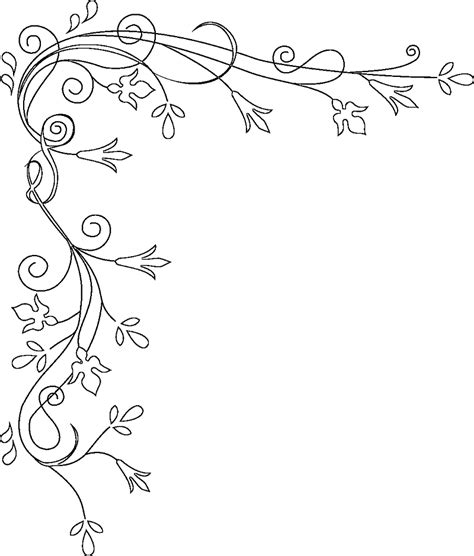 Flower Border Coloring Pages at GetColorings.com | Free printable colorings pages to print and color