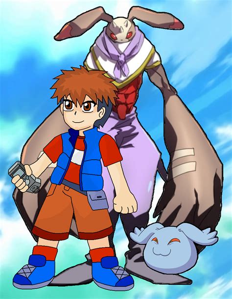 Digimon World DS Protagonist - By: Crimson Diex by 666DIEX on DeviantArt