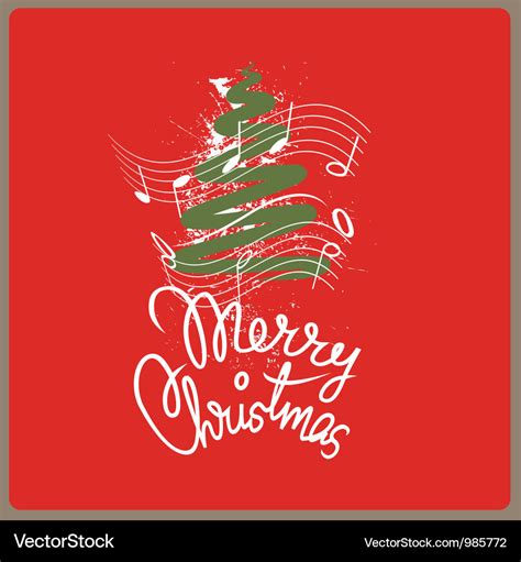 Merry christmas song Royalty Free Vector Image