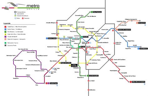 Plano del Metro de Sevilla #infografia #infographic #maps | TICs y Formación