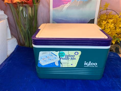 Vintage 90s 6-Pack Igloo Cooler | Etsy