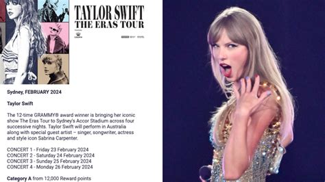 NineTwoThreeEightOneSixSeven: Taylor Swift Tickets Sydney Resell