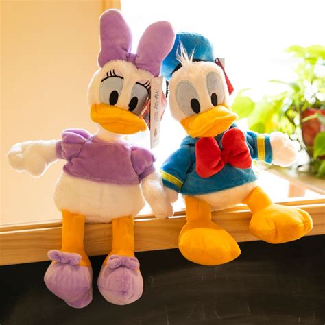 【DIN】Genuine Donald Duck Daisy doll plush toy duck cloth doll super ...