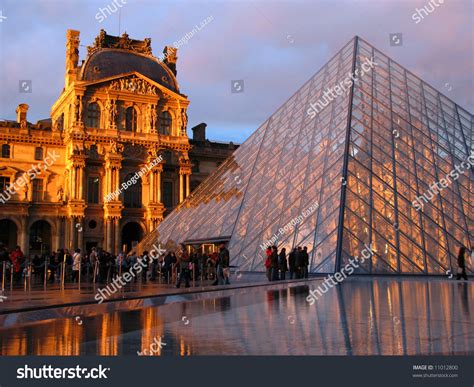 Entrance To Louvre Museum In Paris, France (03) Stock Photo 11012800 ...