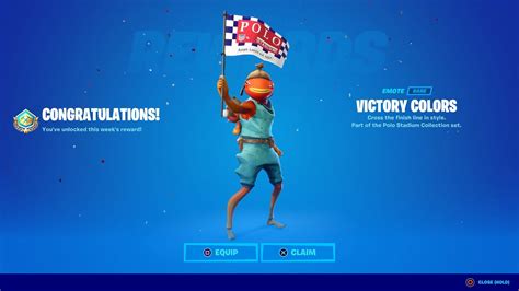 How To Get Victory Colors Emote NOW FREE In Fortnite! (FREE Stadium Hero ‘92 & Polo Prodigy Skin ...