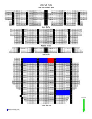 Golden Gate Seating Chart - Fill Online, Printable, Fillable, Blank ...