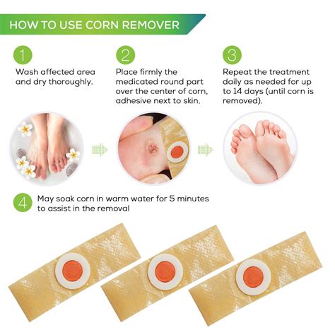 Samsali Corn Remover, 42 Corn Remover Pads, Toe Corn and Callus Removal, Corn Treatment Pads ...