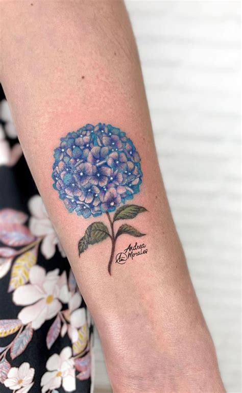 Blue Flower Tattoo – InkStyleMag