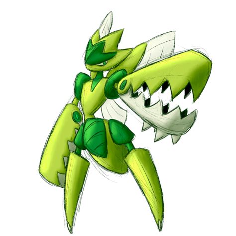 Steel Collab: Shiny Mega Scizor by RedDancanoe on DeviantArt