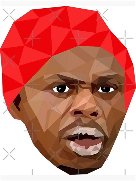 "Dave Chappelle Tyrone Biggums low poly art" Art Print by awesomedsign | Redbubble