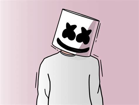 Dribbble - marshmello art 3.jpg by Oisin Conroy