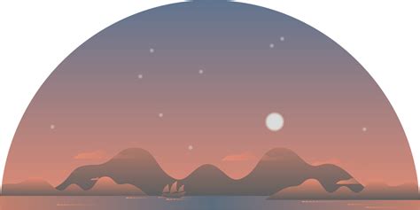 Download Mountain, Night, Landscape. Royalty-Free Vector Graphic - Pixabay