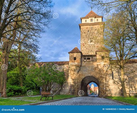 Galgentor Rothenburg Ob Der Tauber Old Town Bavaria Germany Stock Image - Image of attractions ...