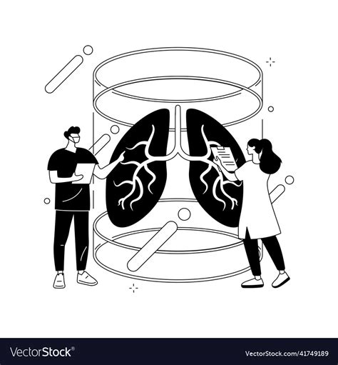 Lab-grown organs abstract concept Royalty Free Vector Image