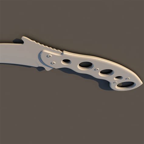 knife karambit print 3d 3ds