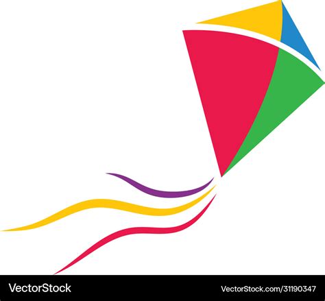 Kite logo Royalty Free Vector Image - VectorStock