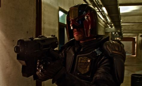 First image of Karl Urban is Judge Dredd