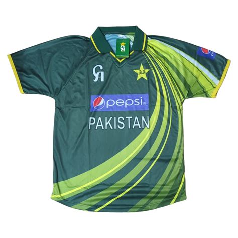 Pakistan Cricket Team Jersey Shirt Green - Cricket Best Buy