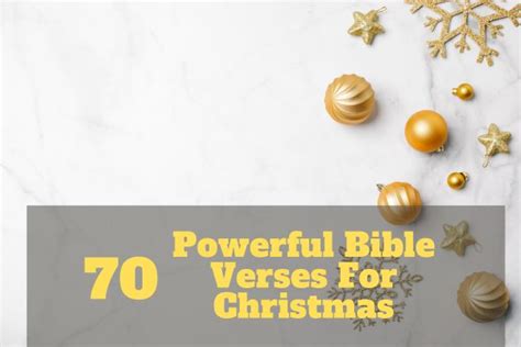 70 Powerful Bible Verses For Christmas – Bible Verses of the day